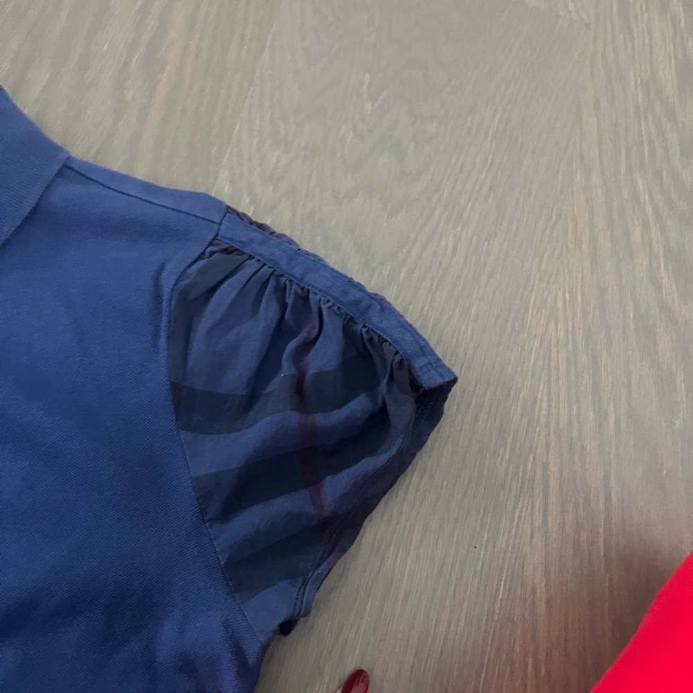 Burberry Brit Deep Blue button up top